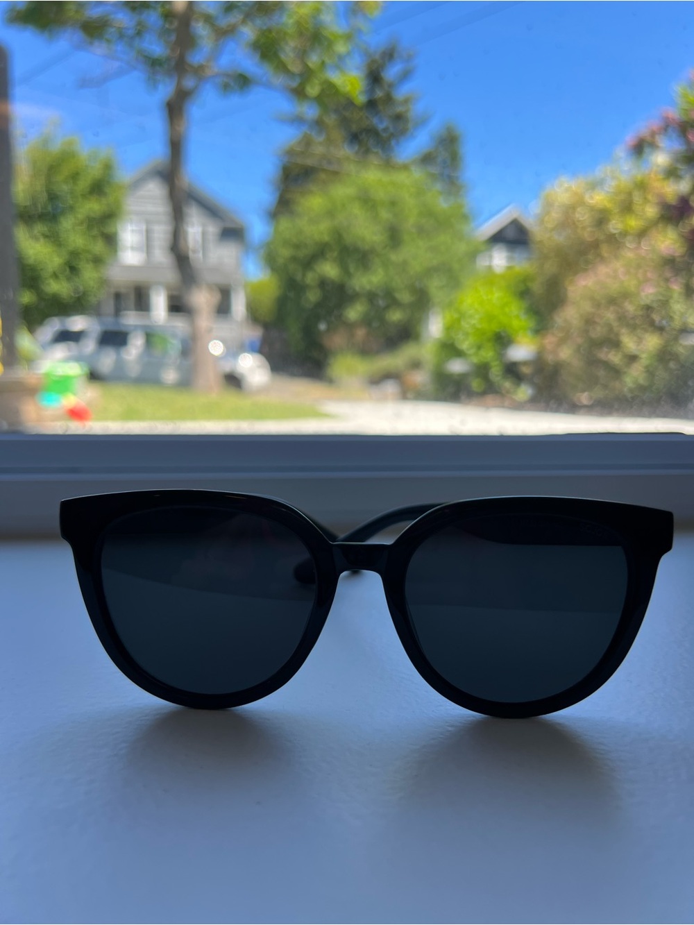 Classic large bold Black Sunglasses